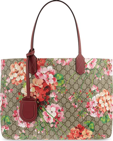 gucci flower bag pink|Gucci flower tote bag.